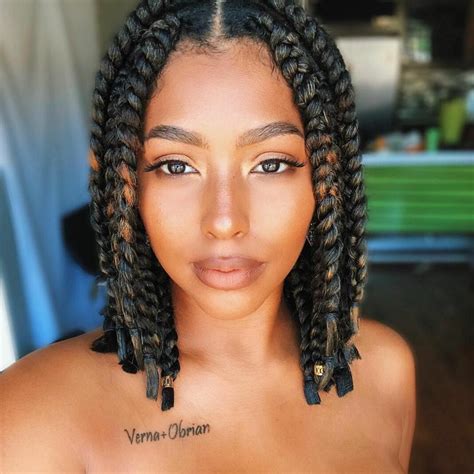 jumbo box braids|jumbo box braids black hairstyles.